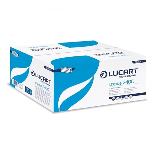 2-Ply White C-Fold Hand Towels 15x160 sheets (Pack of 2400) HTW240C