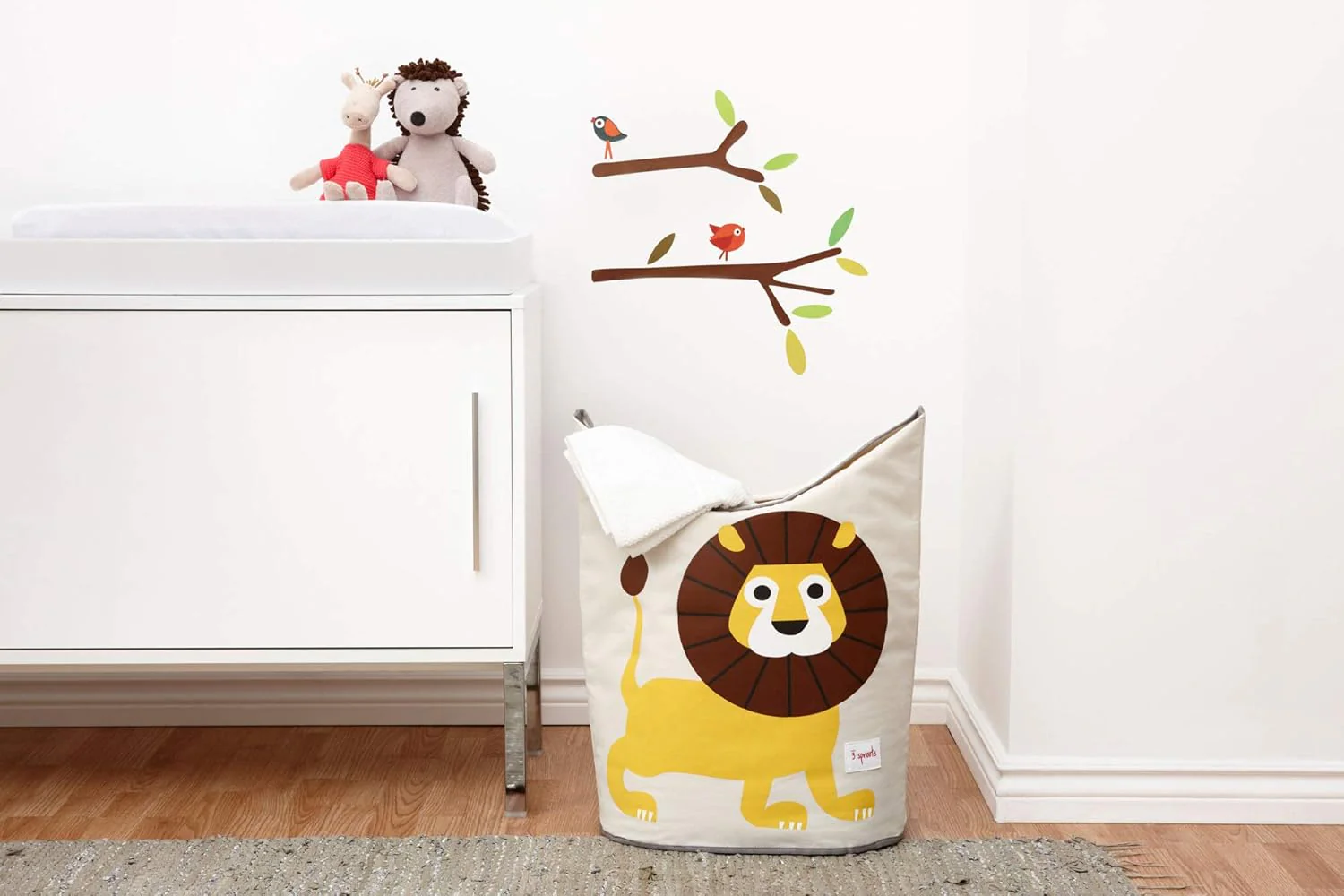 3 Sprouts Baby Laundry Basket - Lion - Image 5