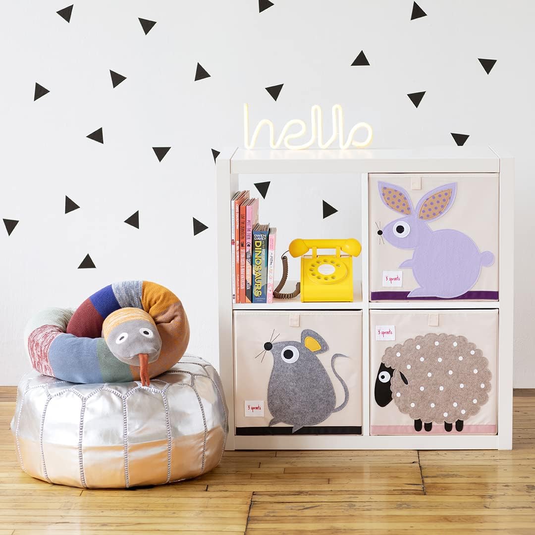 3 Sprouts Toy Storage Cube - Mouse - Image 6
