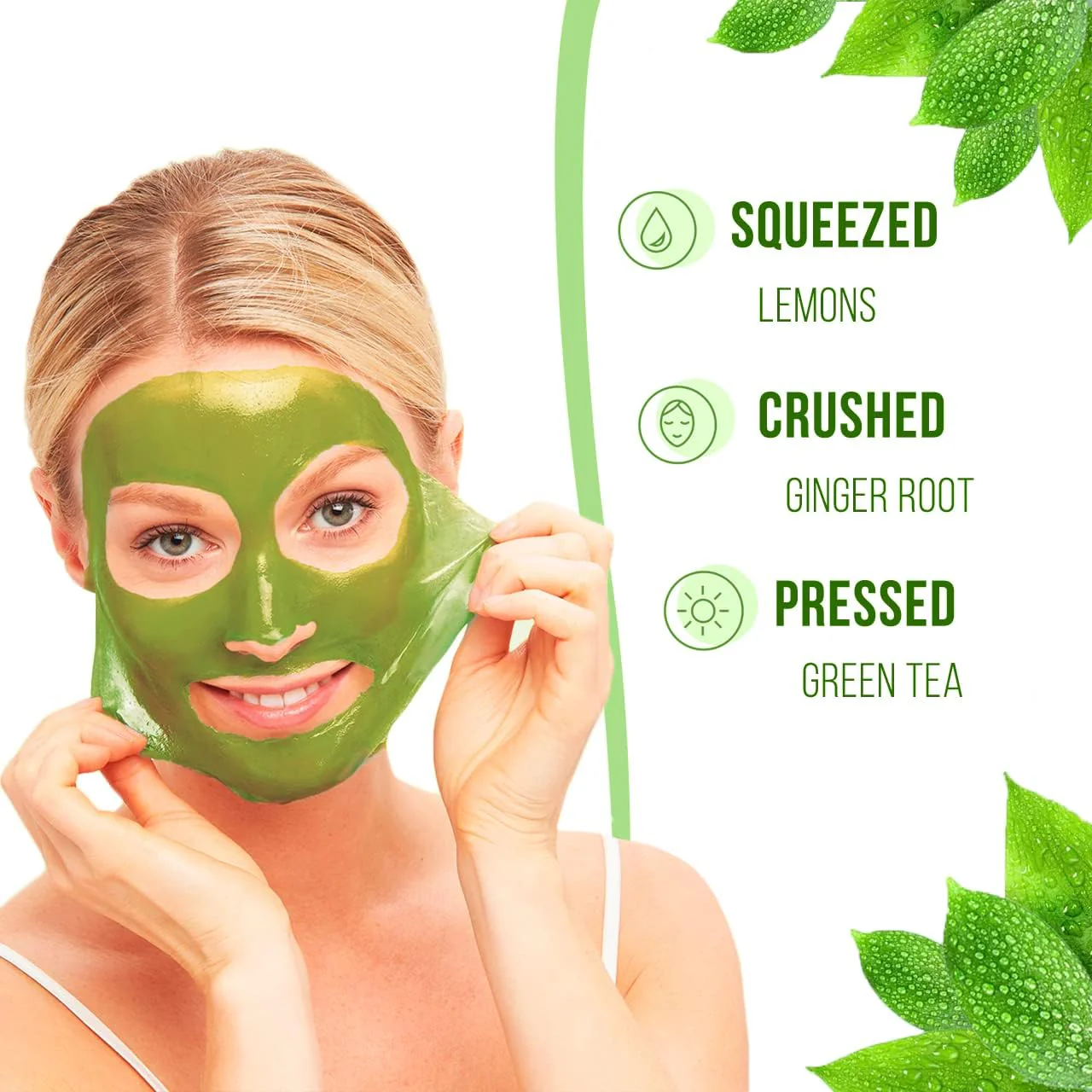7th Heaven Green Tea Peel-Off 175ml Tube - Image 3