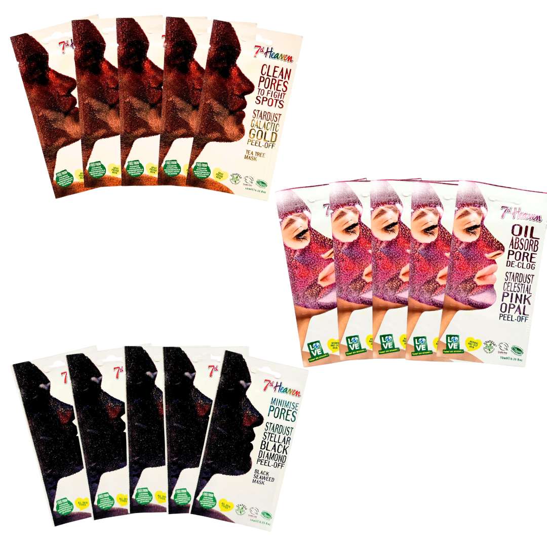 7th Heaven Stardust Peel-Off Mask - 15 Pack