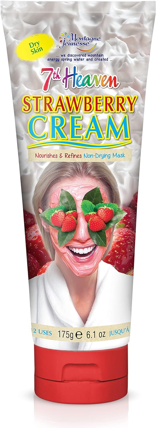 7th Heaven Strawberry Cream Hydrating Face Mask (175g)
