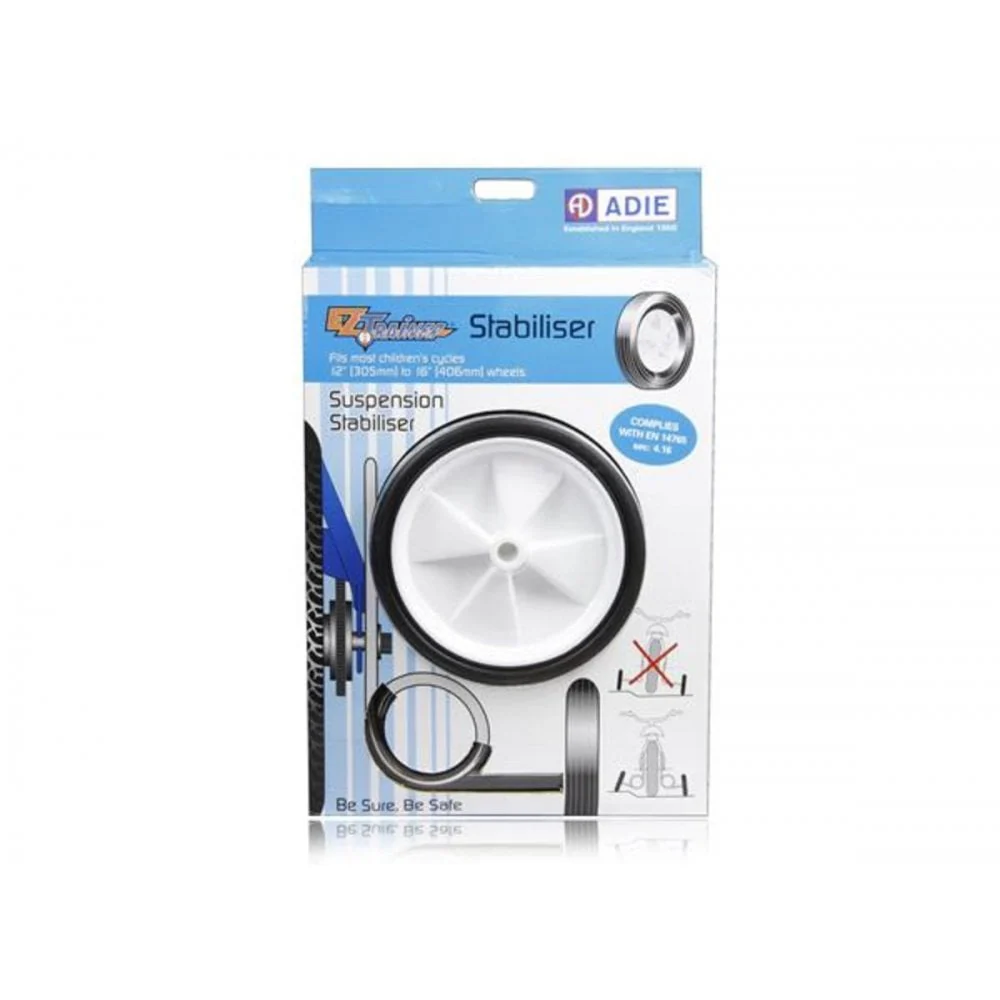 Adie AD7333 Sprung Ez Trainer Stabiliser Wheel - White, Size 12/16
