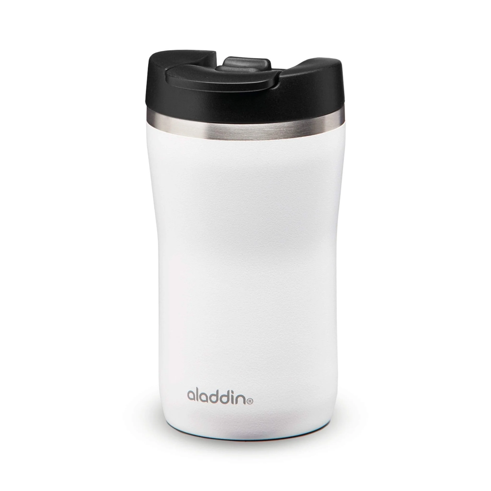 Aladdin Barista Cafe Thermavac Thermos Travel Mug 250ml - Snowflake White