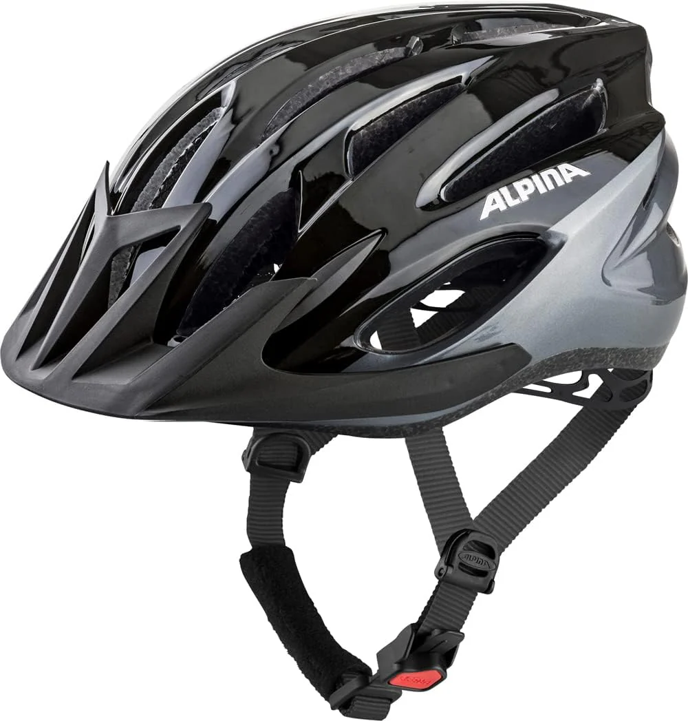 Alpina MTB 17 Touring Bike Helmet - Black Grey 54-58cm (medium)