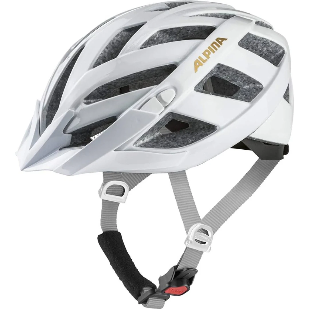 Alpina Panoma Unisex Bike Helmet White Gold - Small Medium - 52-57cm