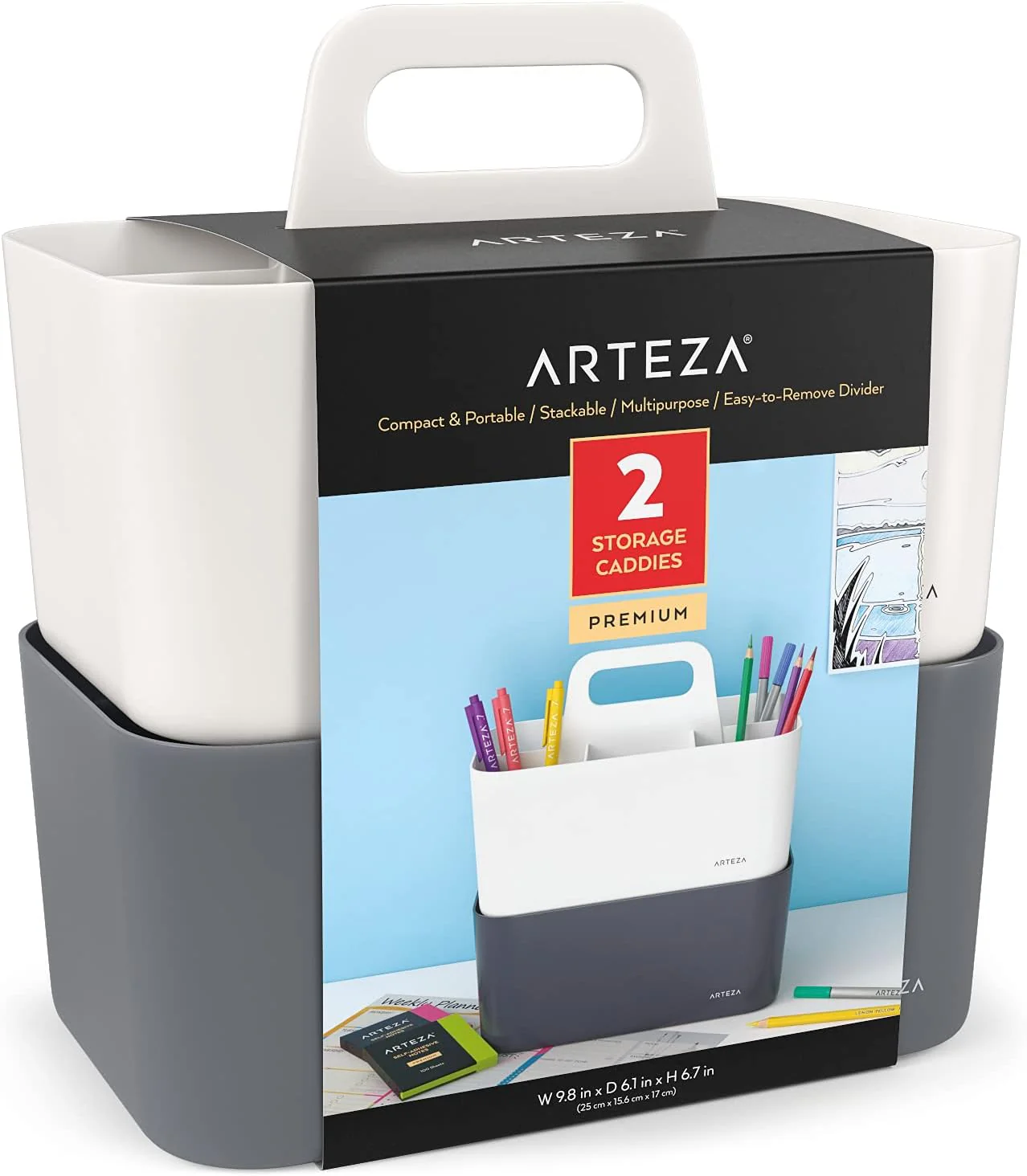ARTEZA Arts & Crafts Storage Caddy