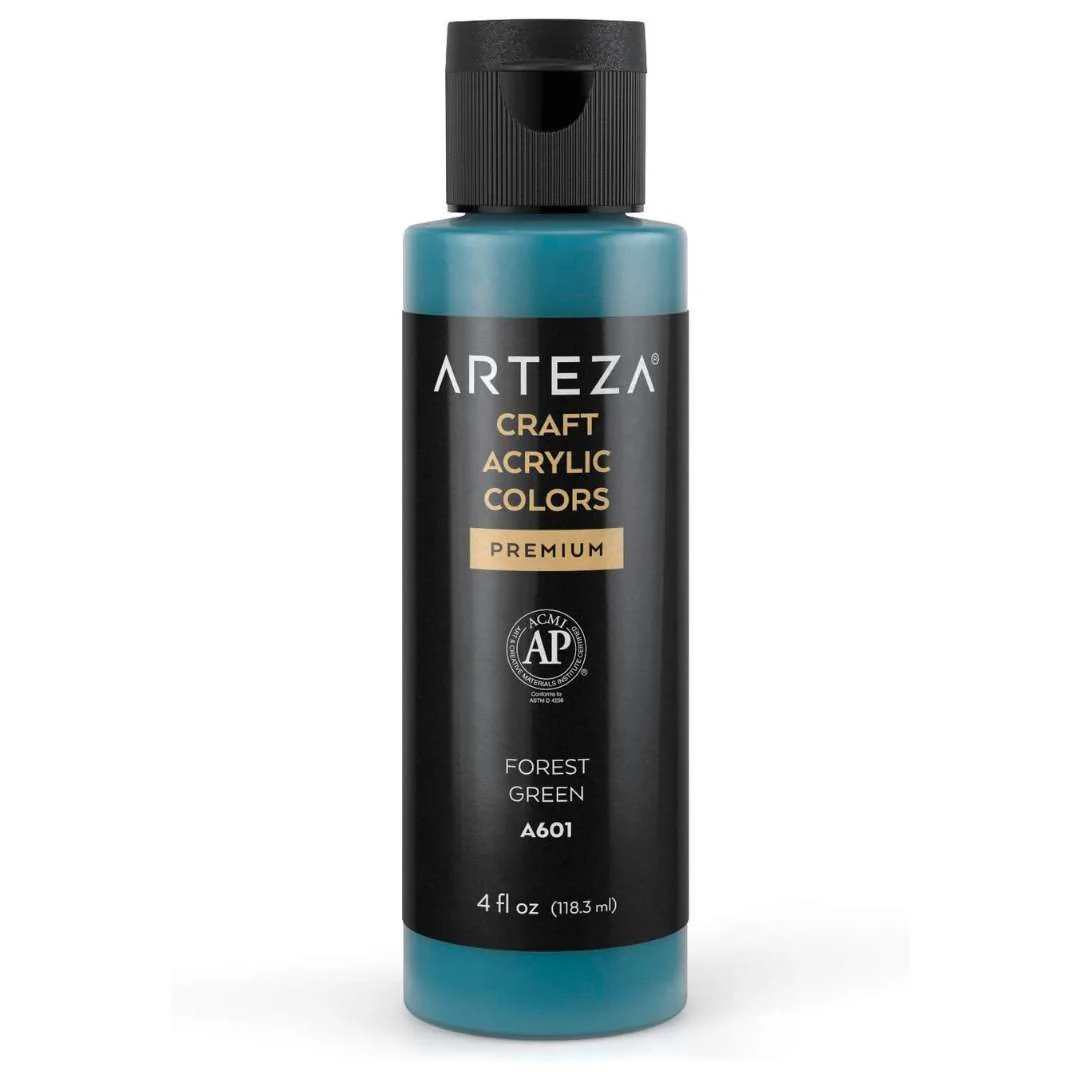 ARTEZA Craft Acrylic Paint - Forest Green (118 ml)