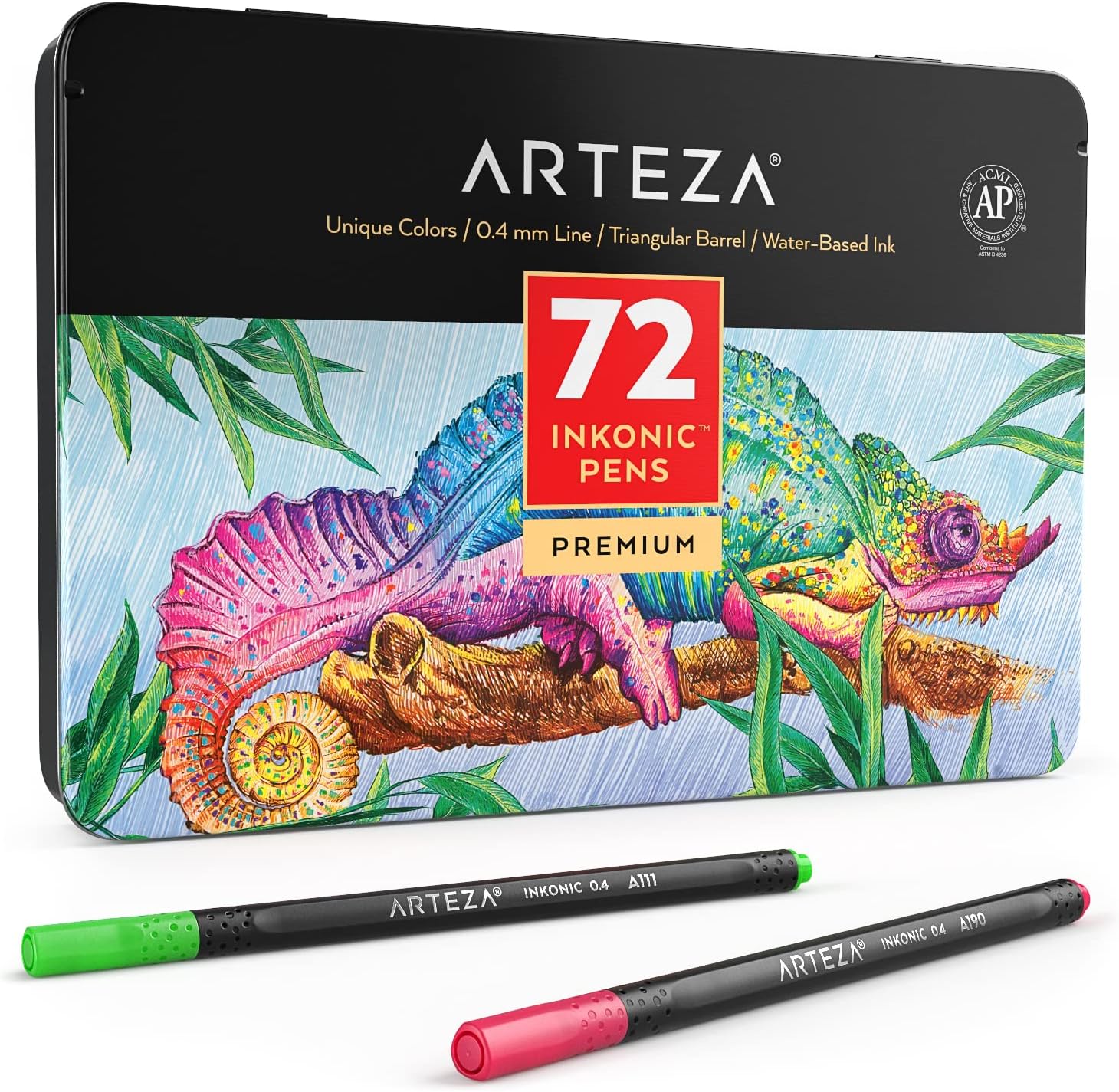 ARTEZA Fineliner Pens Inkonic - 72 Colours