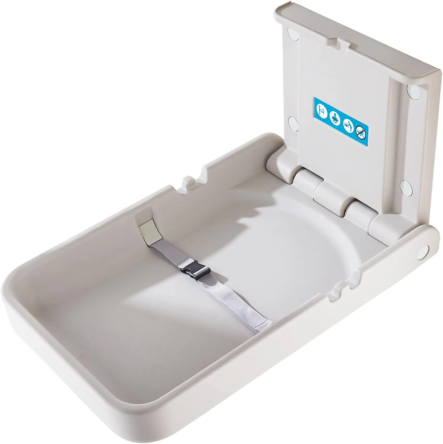 Baby Changing Station - Vertical Wall Mounted Changing Table - Commercial or Domestic