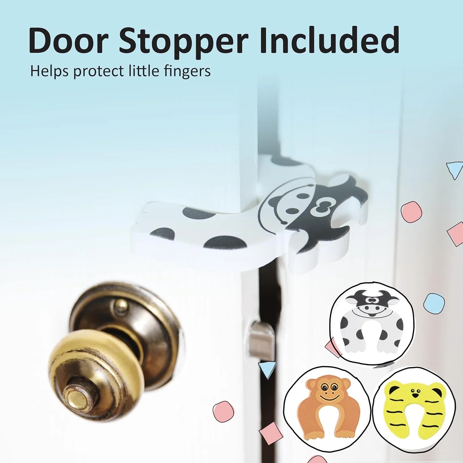 Bebe Earth 6M Baby Proofing Edge and Corner Guard Protector Set - Coffee Brown - Image 7