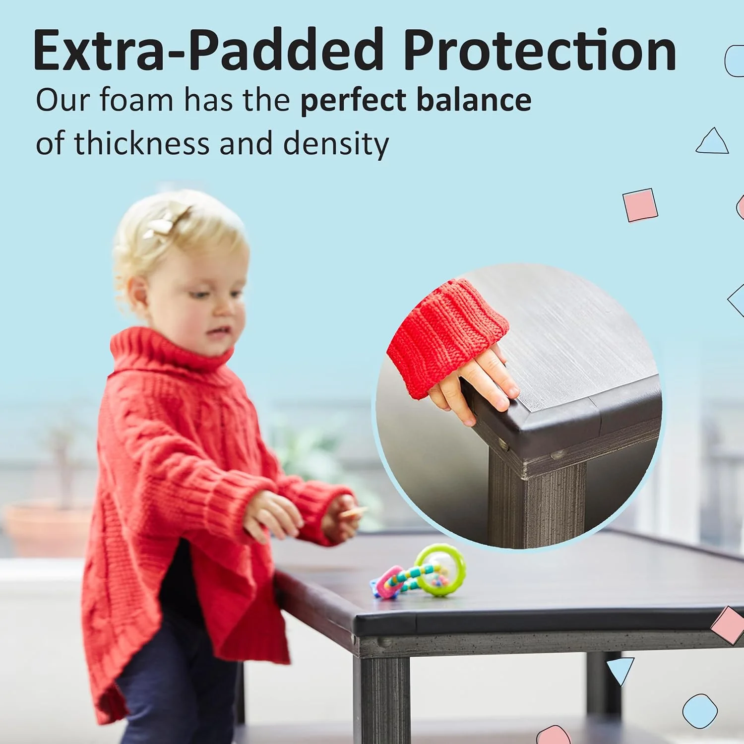 Bebe Earth 6M Baby Proofing Edge and Corner Guard Protector Set - Oyster White - Image 6