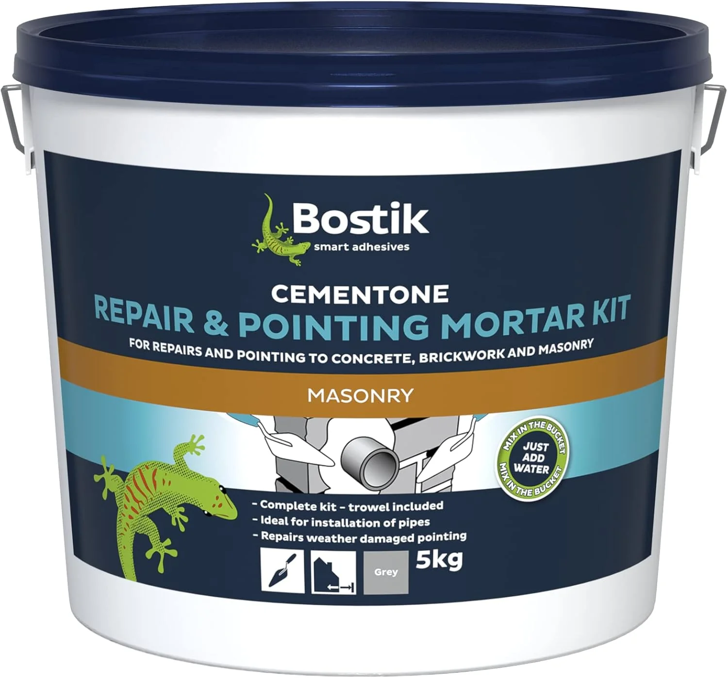 BOSTIK Cementone Grey Repair & pointing kit 5KG X2 - Image 2