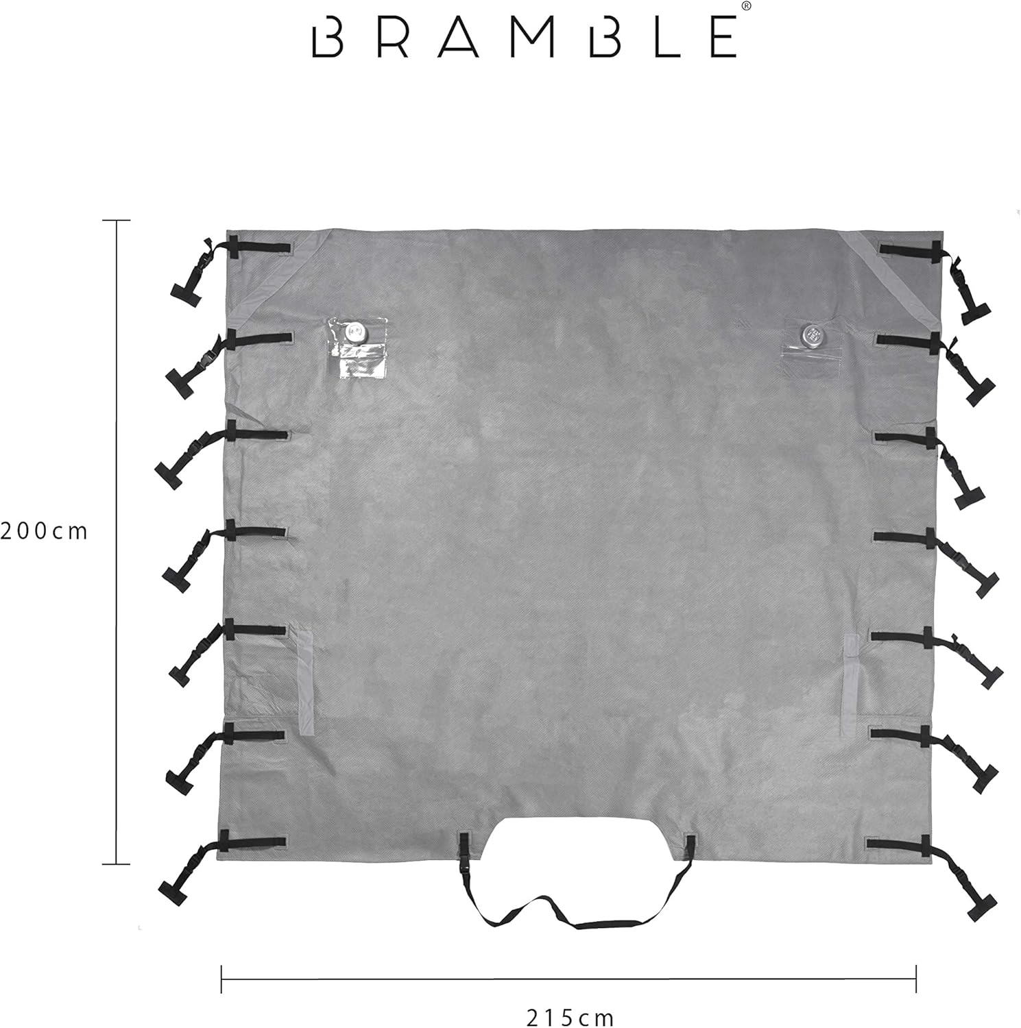 Bramble - Front Towing Caravan Cover with Reflective Straps - Image 3