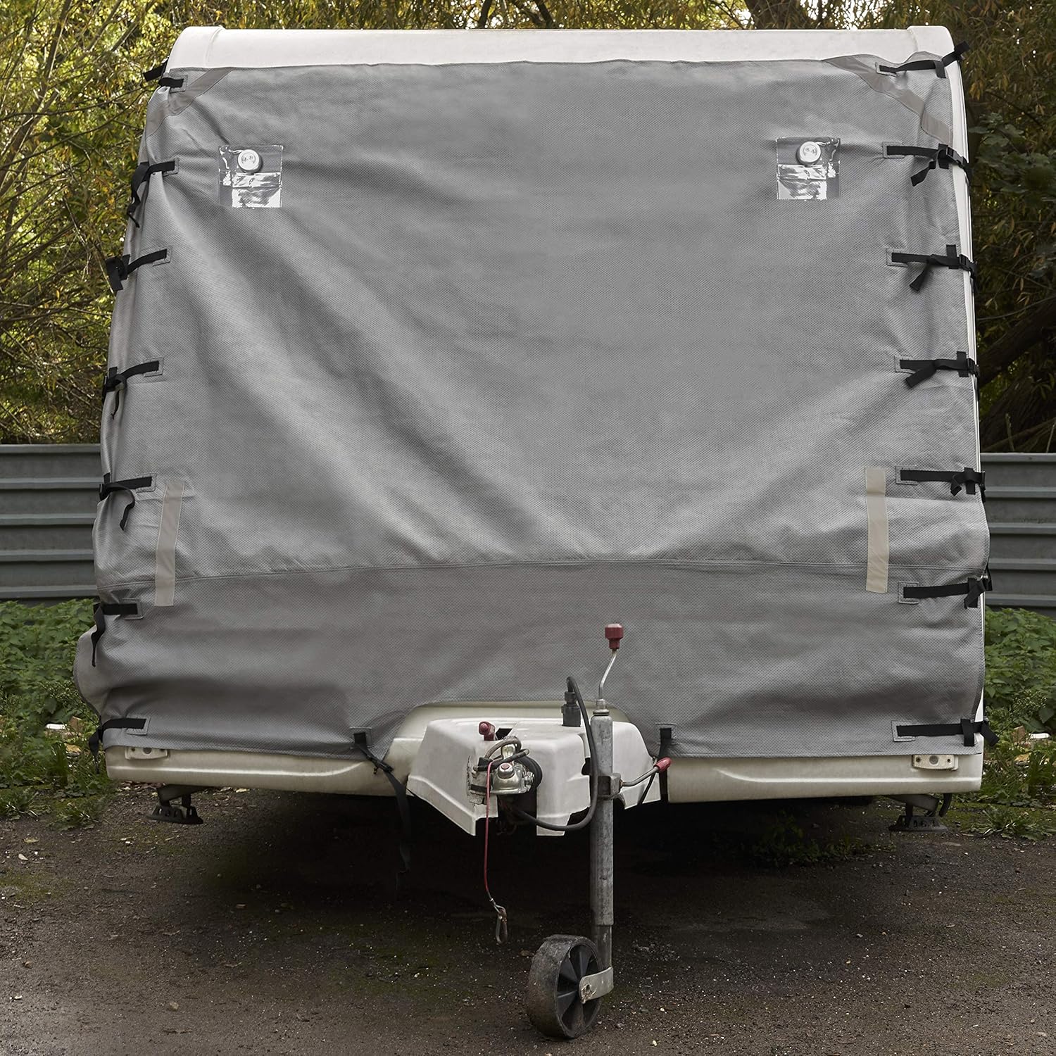 Bramble - Front Towing Caravan Cover with Reflective Straps - Image 4