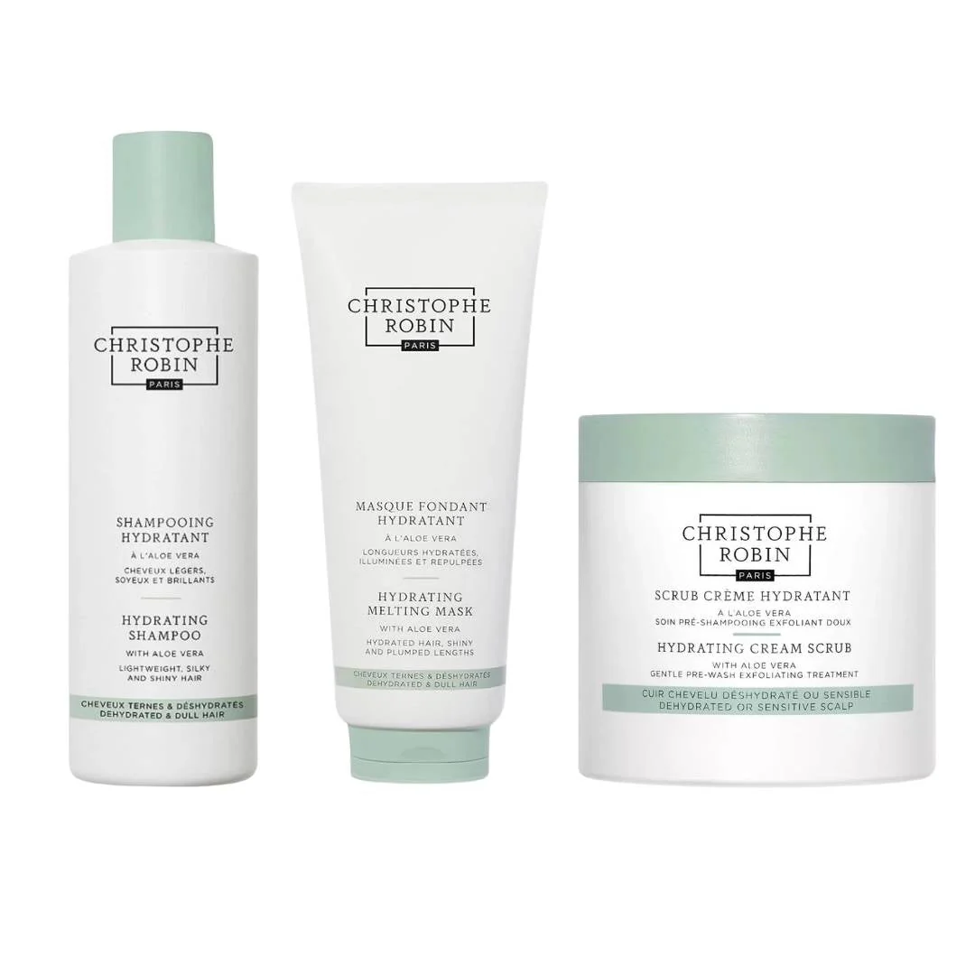 Christophe Robin Hydrating Hair Bundle With Aloe Vera