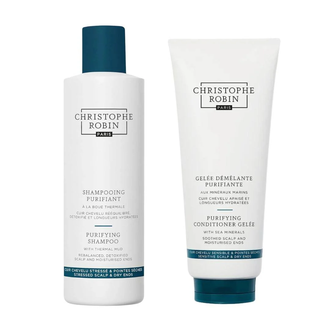 Christophe Robin Purifying Shampoo & Conditioner Duo