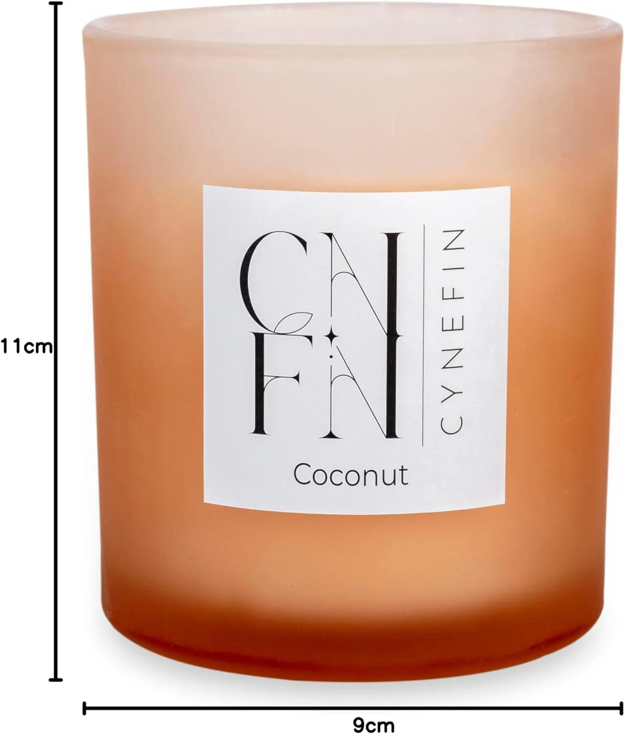 CNFN Coconut Scented 400g Candle - 100% Coconut Wax (40 Hrs Burning) - Image 7
