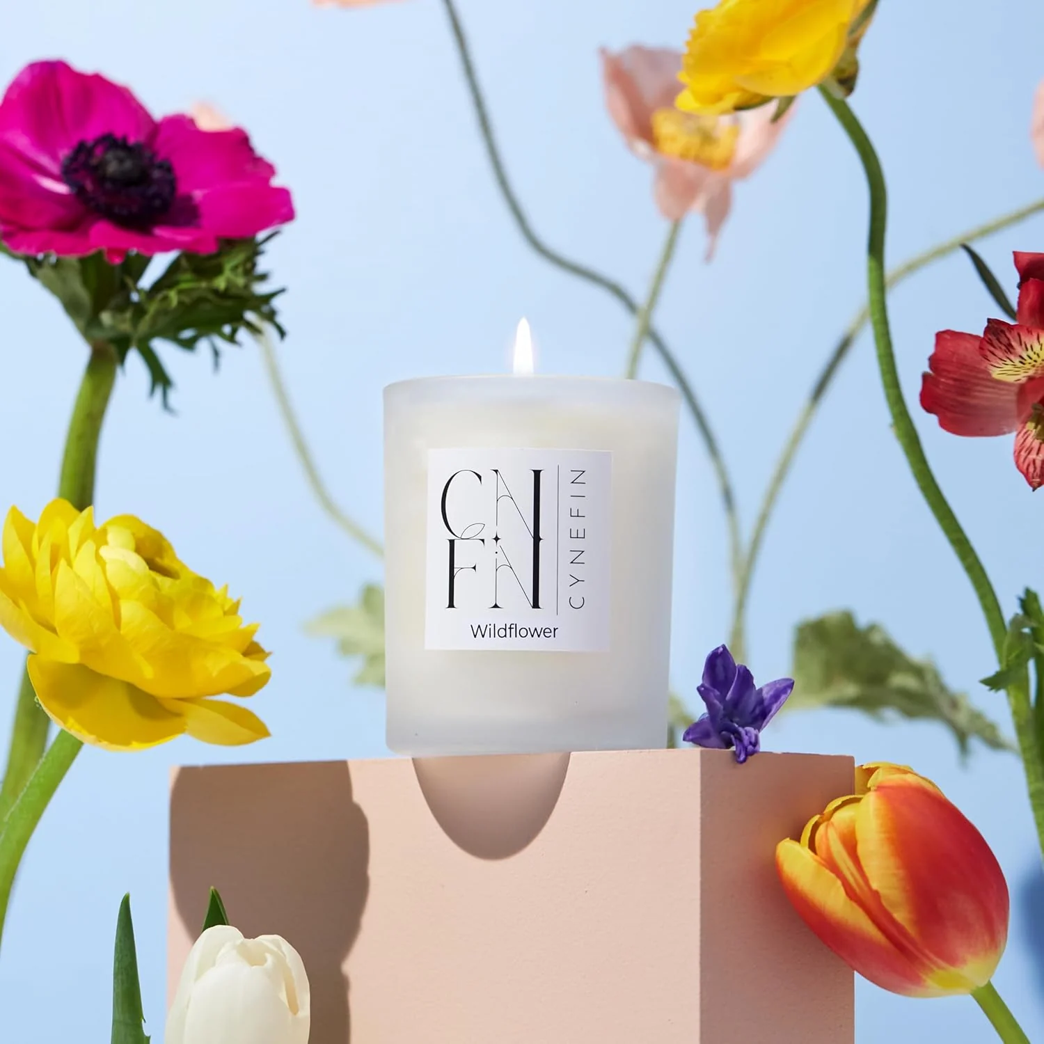 CNFN Fresh and Floral Scented Candles Gift Set (3 Pack) - Image 5