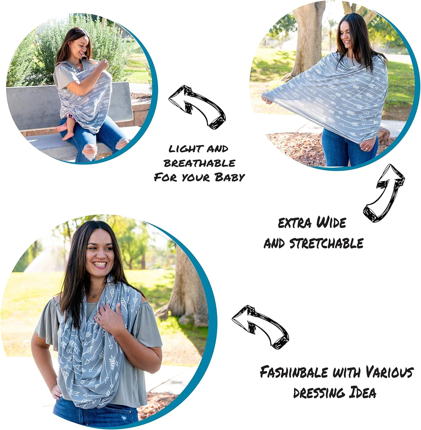 Dodo Babies Nursing Cover Set - 6 piece - Image 3