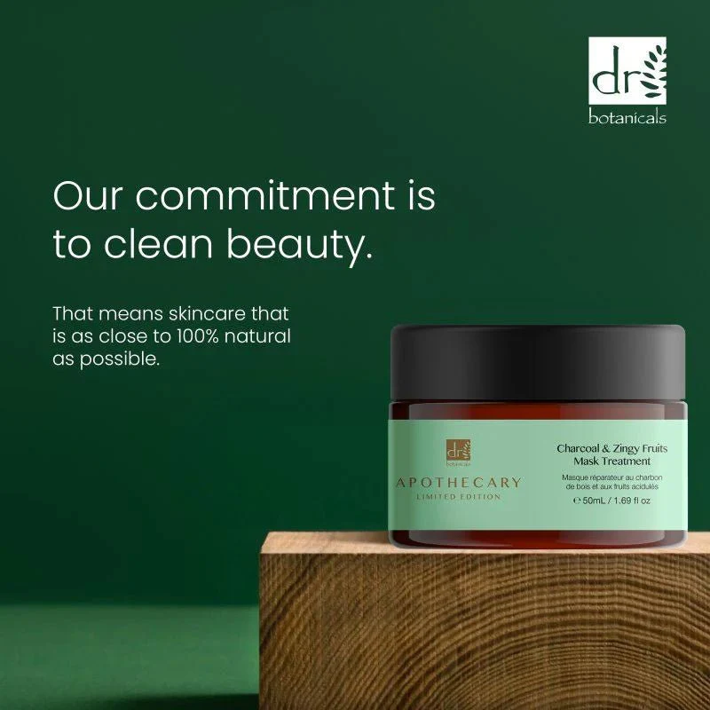Dr Botanical Charcoal & Zingy Fruits Treatment Mask 50ml - Image 5