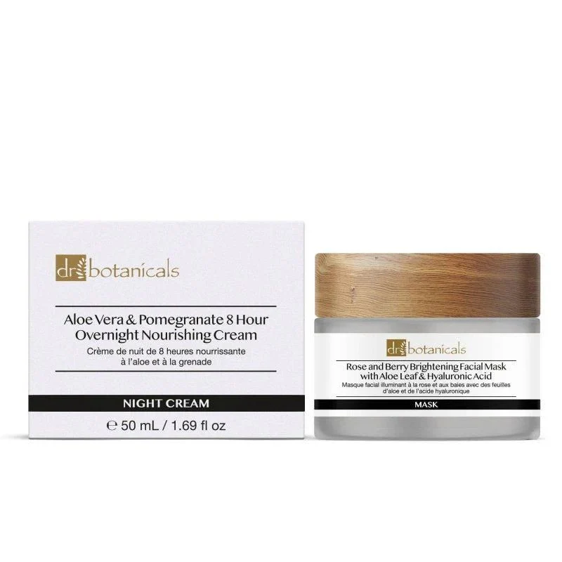 Dr Botanicals Aloe Vera And Pomegranate Overnight Nourishing Cream 50ml - Image 4