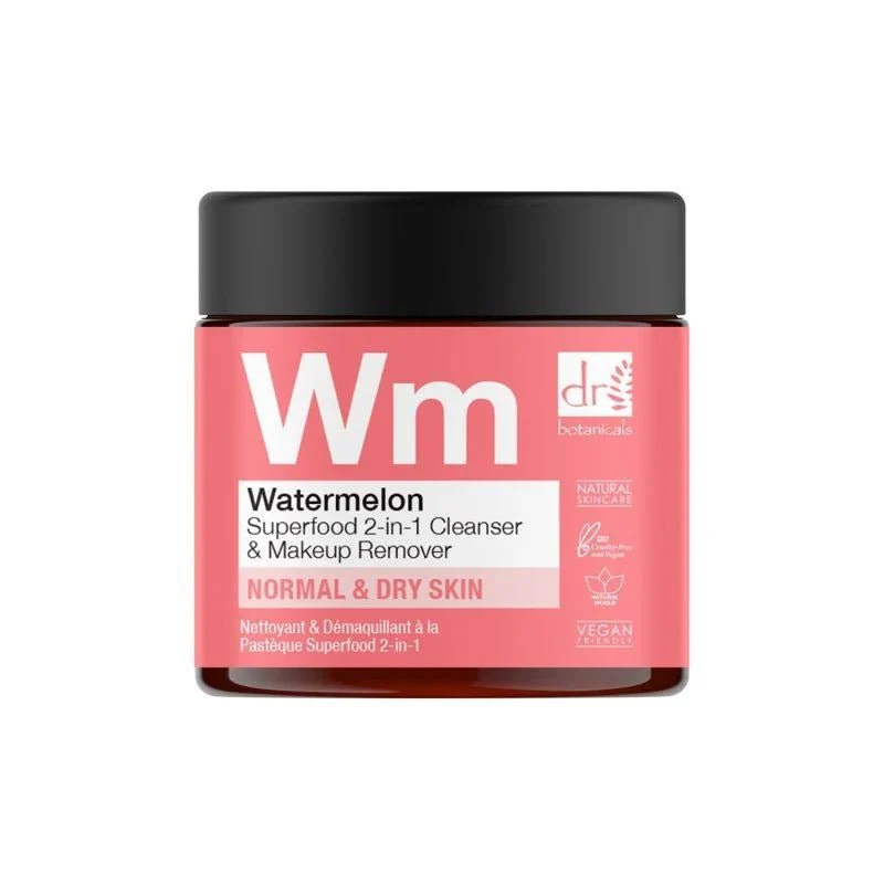 Dr Botanicals Watermelon Superfood 2-In-1 Cleanser & Makeup Remover 60ml - Image 5
