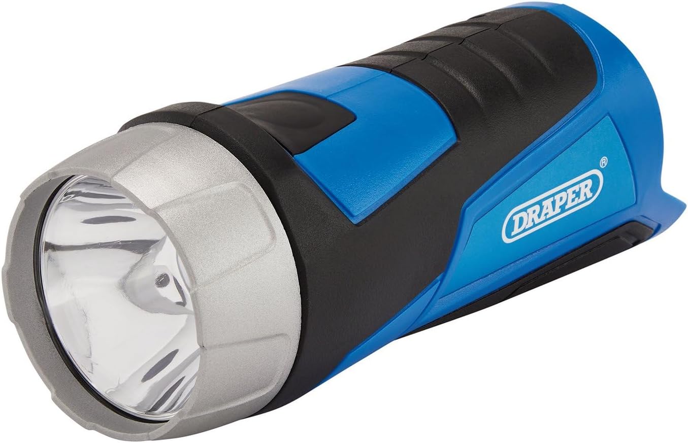 Draper 70299 12V LED Torch, 1W, 90 Lumens