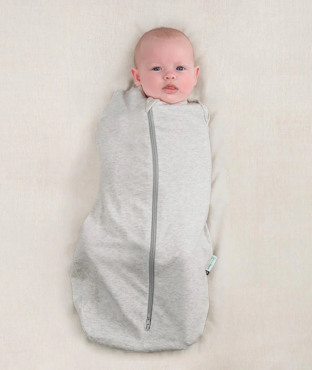 ErgoPouch Cocoon Swaddle Bag - 0.2 TOG (6-12M) Grey Marle - Image 2