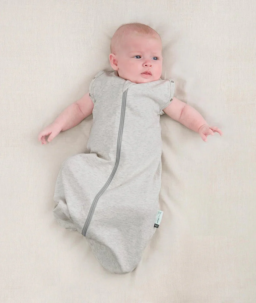 ErgoPouch Cocoon Swaddle Bag - 0.2 TOG (6-12M) Grey Marle - Image 3