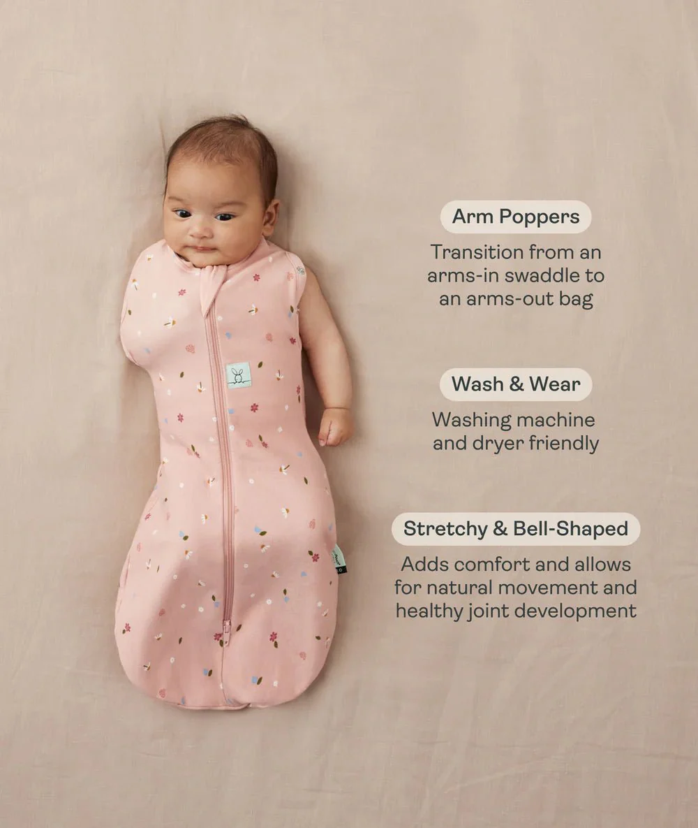 ErgoPouch Cocoon Swaddle Bag - 0.2 TOG (6-12M) Grey Marle - Image 4