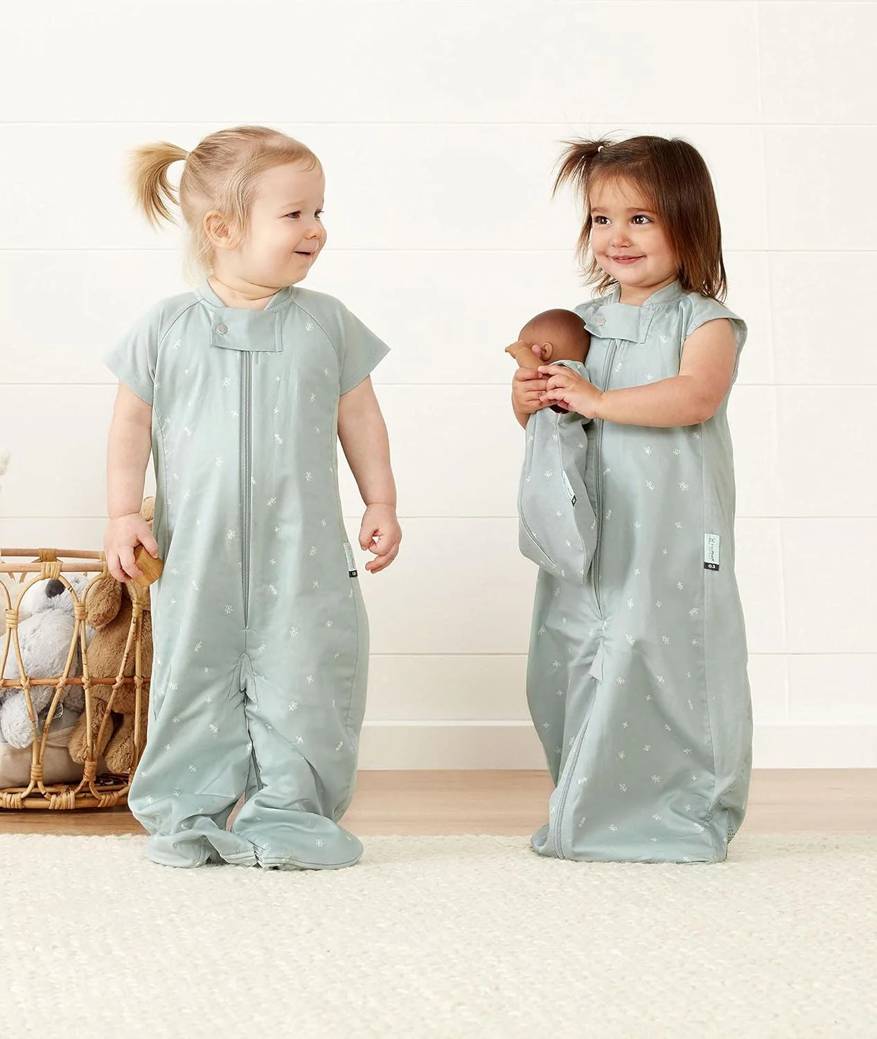 ergoPouch Sleep Suit Bag 0.3 TOG - Sage (Various Sizes) - Image 5