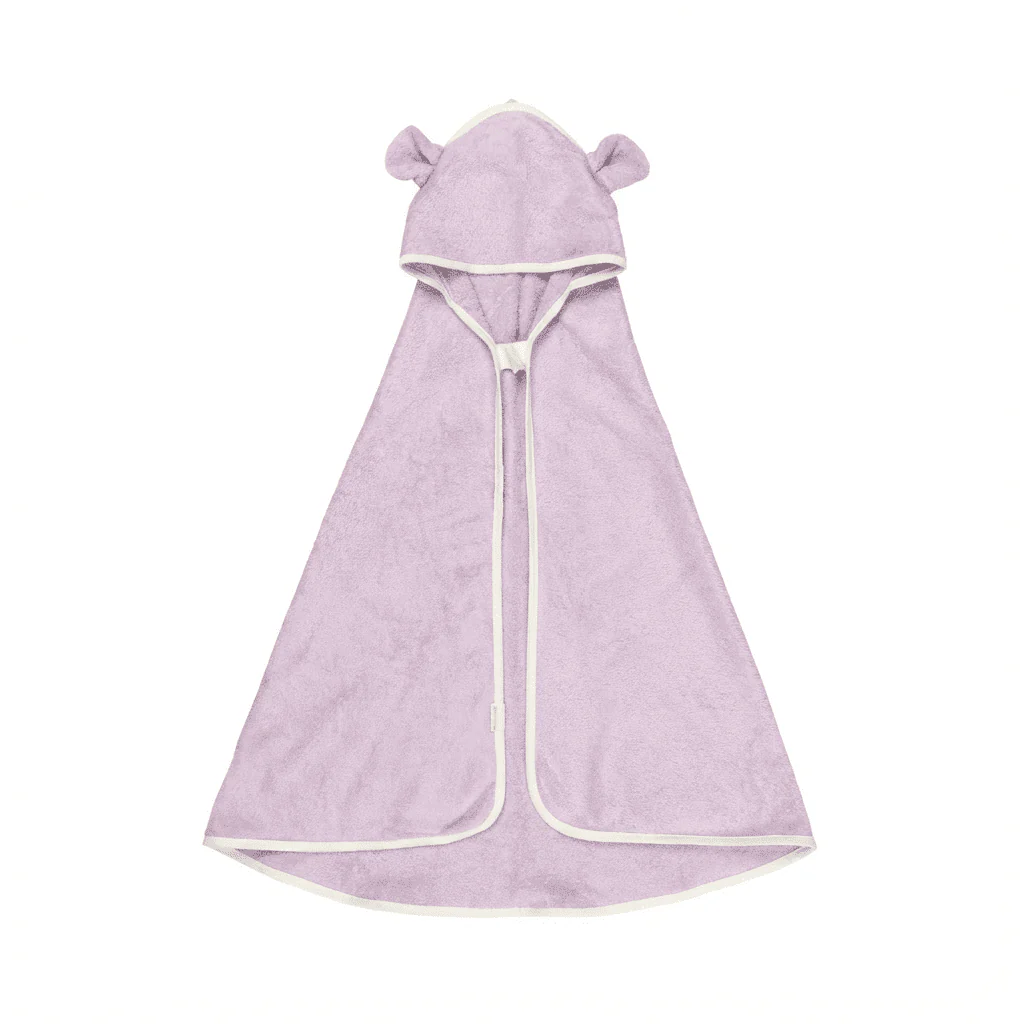 Fabelab Organic Bamboo Hooded Baby Towel - Lilac