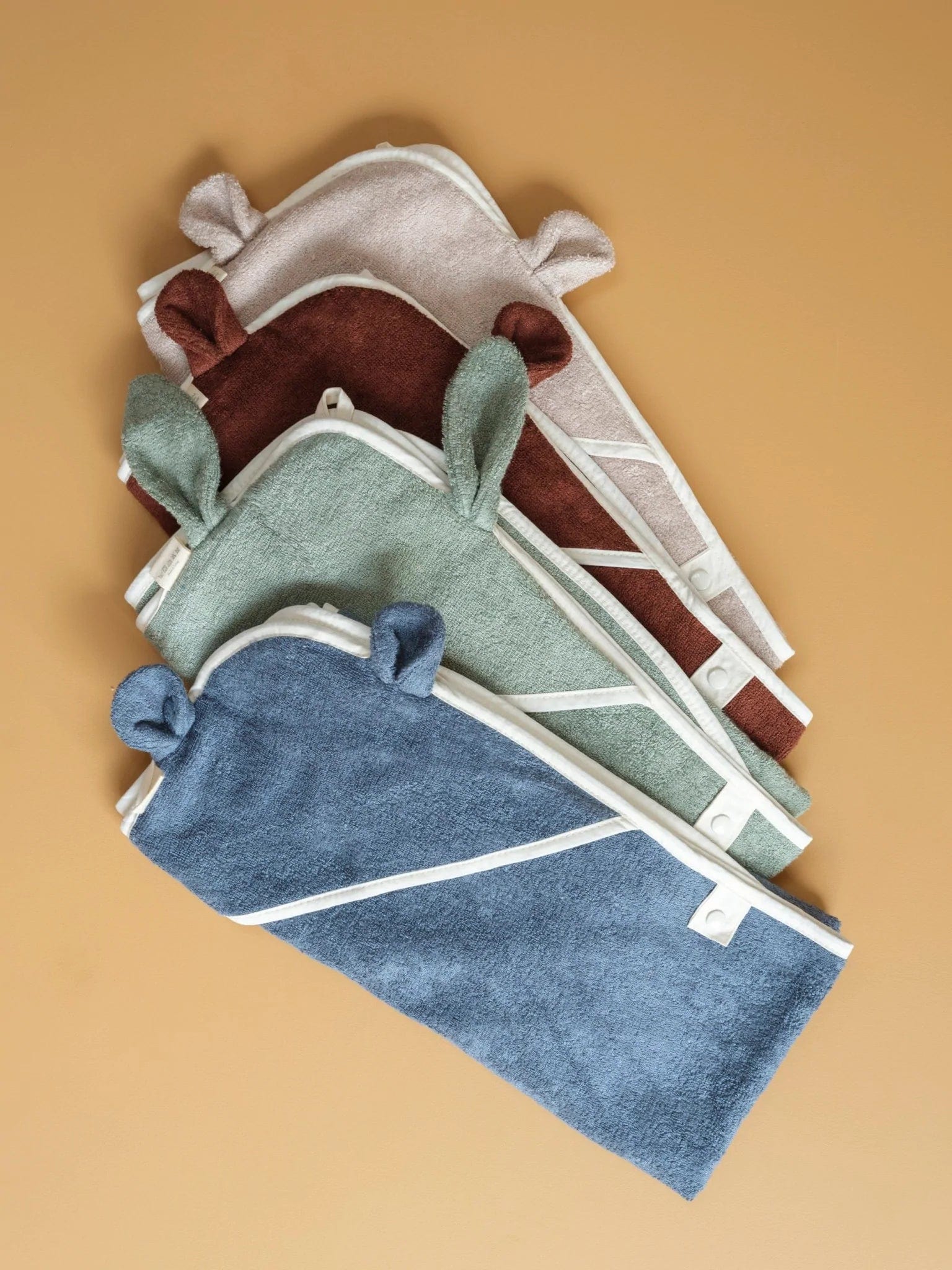 Fabelab Organic Bamboo Hooded Baby Towel (Various Colours) - Image 8