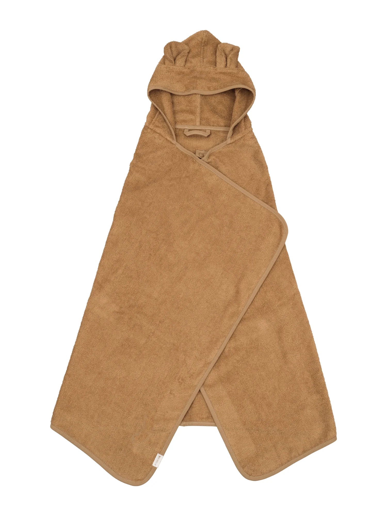 Fabelab Hooded Junior Towel - Bear (Caramel)