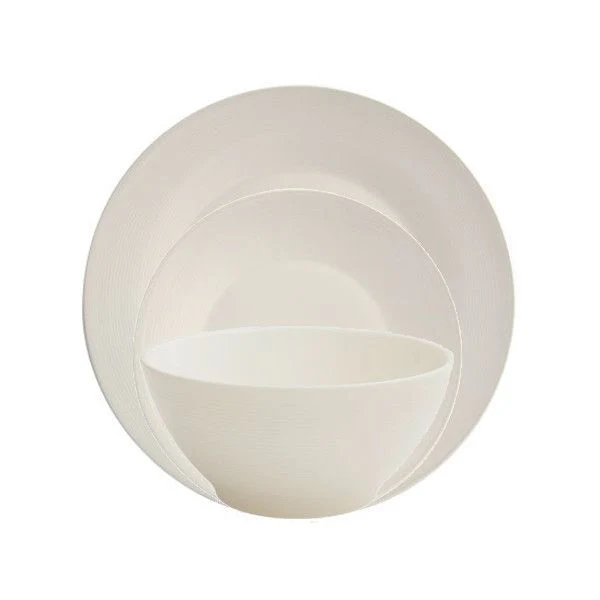 Fairmont & Main 12 Piece Dinner Set - White Linen WL13