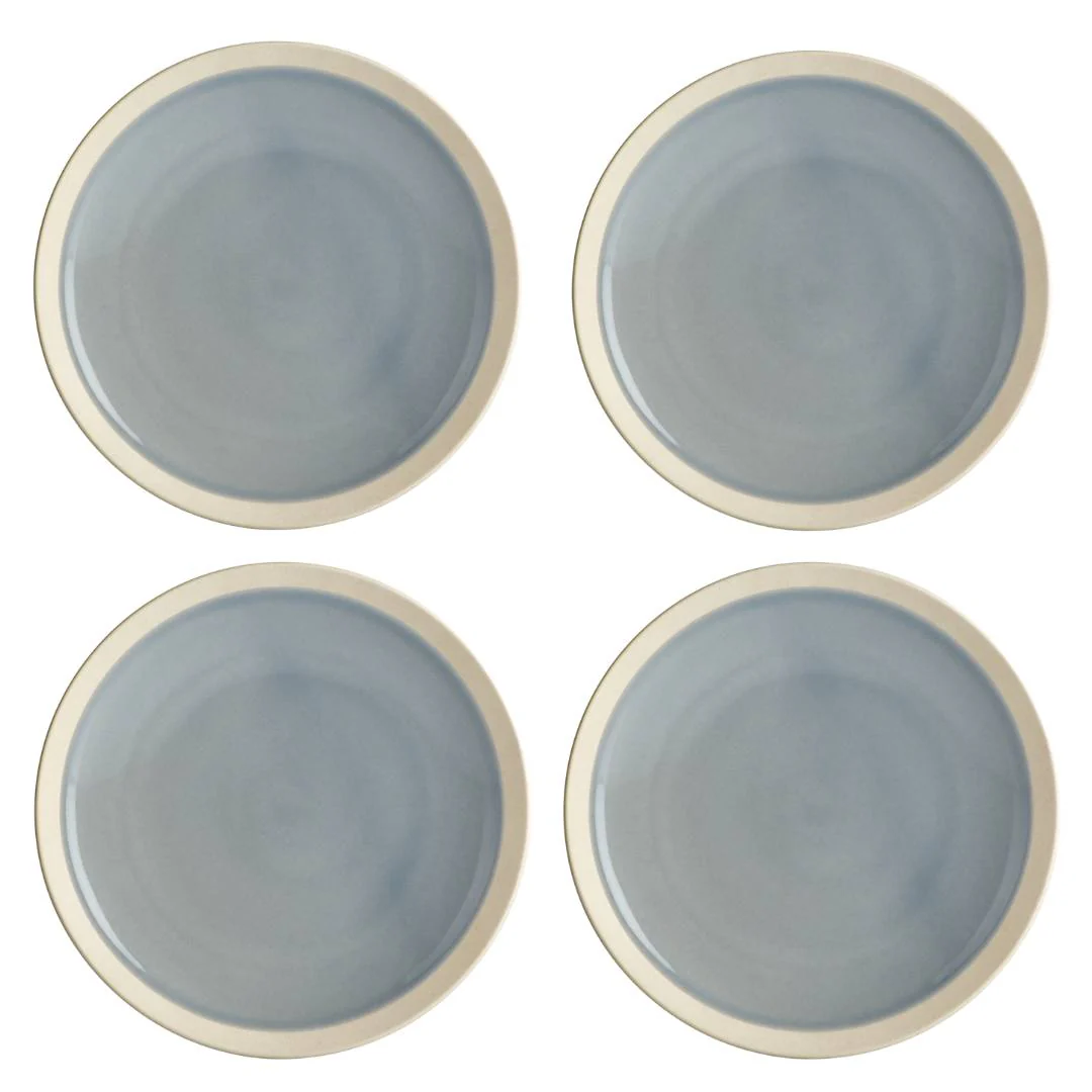 Fairmont & Main Dessert Plates - Elements Sky (Set of 4) ES02