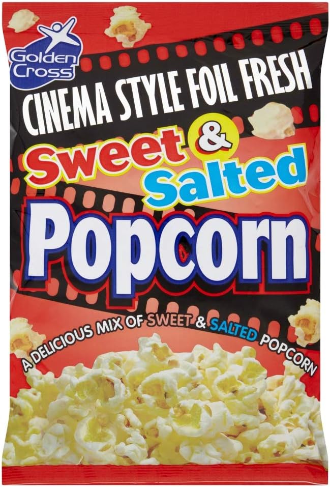Golden Cross Sweet &amp; Salted Popcorn Cinema Style - 150g X 10 Packs - Image 2