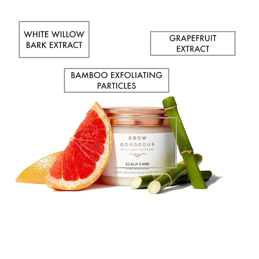 Grow Gorgeous Scalp Detox Scrub - 3x200ml - Image 2