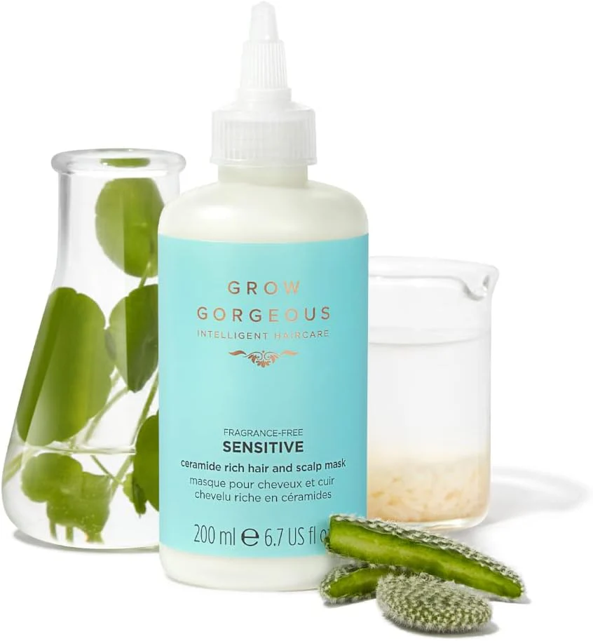 Grow Gorgeous Sensitive Fragrance Free Ceramide Rich Mask Hair and Scalp - 60ml - Image 3