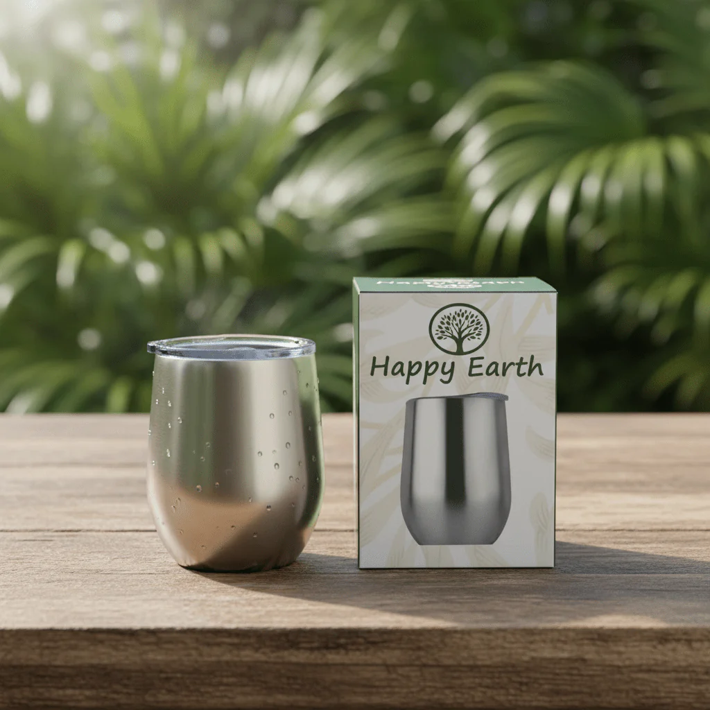 Happy Earth Stainless Steel Insulated Tumbler 350ml - Image 2