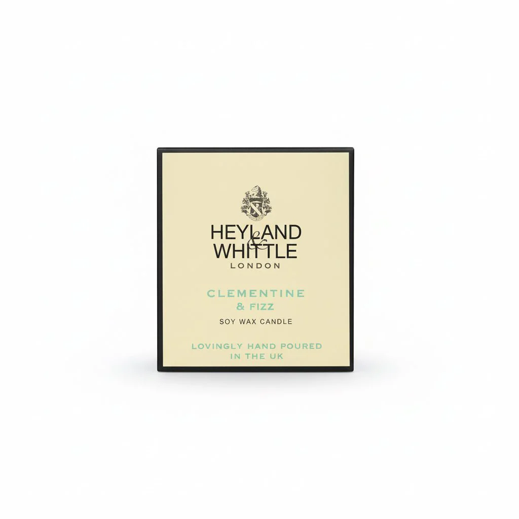 Heyland & Whittle Soy Wax Clementine & Fizz Candle 230g