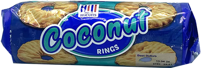 Hill Biscuits Coconut Rings - 150g x 36 Packs - Image 2