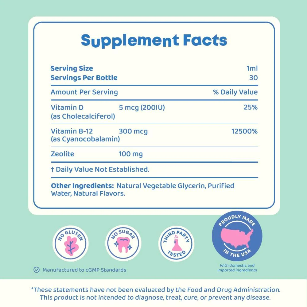 Joyspring Zeolite Detox Zee Dietary Vitamin Supplement for Kids Berry Flavour - 30 servings - Image 2