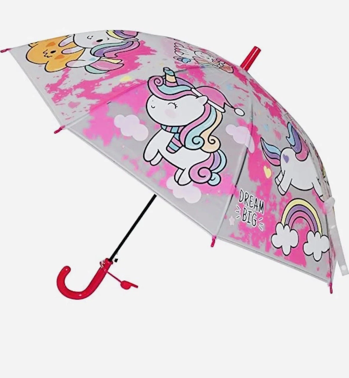 Kids Dome Umbrella - Pink Unicorn