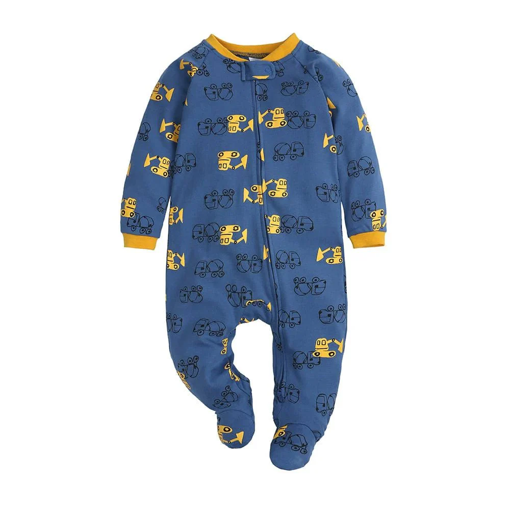 Kids Tales No Diggidy Zip Baby Sleepsuit (Various Sizes)