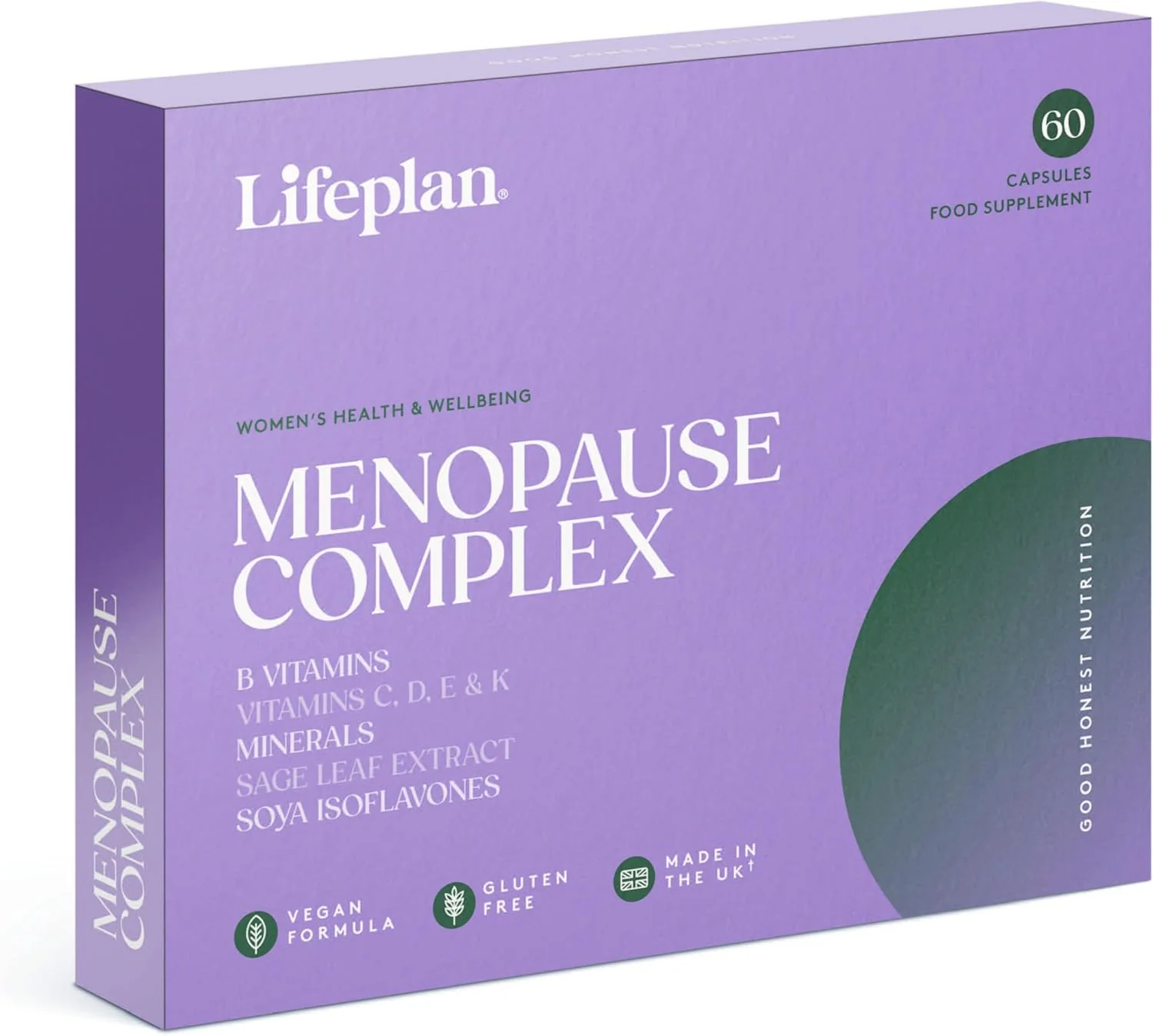 LIFEPLAN Menopause Complex 60 Capsules – Hormonal Balance