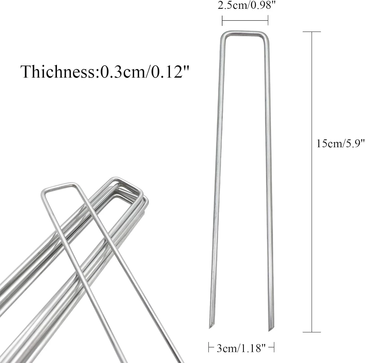 LMLMD Tent pegs With Gloves (50 Pack) - Image 2