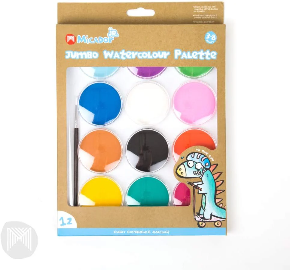 Micador Jumbo Watercolor Paint Palette (3-8 YRS)