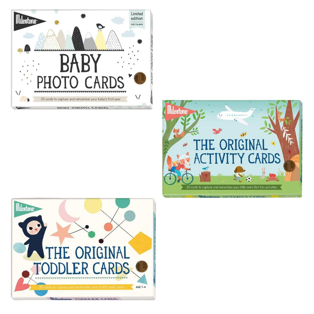 Milestone Memory Cards Bundle - New Born, Toddler & Activity Cards